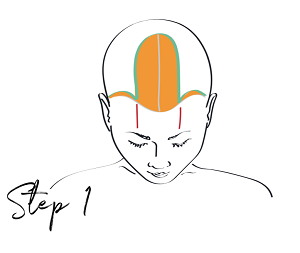 T- Sectioning - Step 1 - www.salonbusiness.co.uk