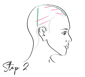 Ten Foils technique - Step 2 - www.salonbusiness.co.uk