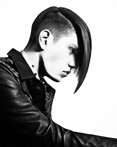 Jim Shaw Deep side partings paired with sleek styles  - www.salonbusiness.co.uk