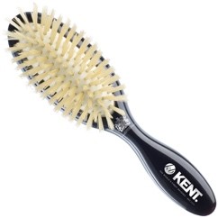 Classic Shine Small Soft White Pure Bristle Hairbrush - www.salonbusiness.co.uk
