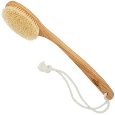 Luxury Ash Pure White Bristle Bath Brush - www.salonbusiness.co.uk