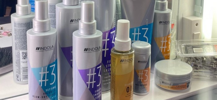 LFW Huishan Zhang SS24: Johanna Cree Brown for INDOLA