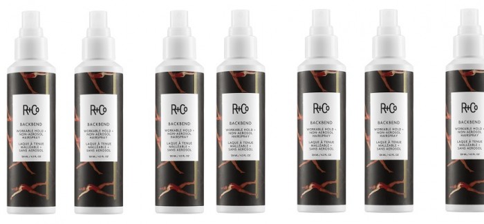 New from R+Co: BACKBEND Non-Aerosol Hairspray