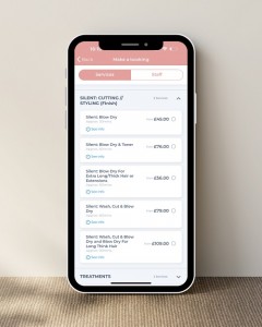 Silent Hair App Booking SCL