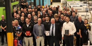 John Rainey MBE with the Denman Denroy Team - www.salonbusiness.co.uk