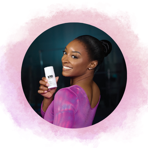 Simone Biles and K18 - www.salonbusiness.co.uk