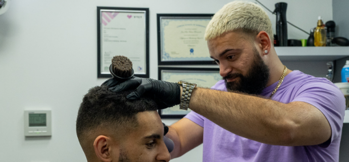 Studio Chec & J&D Barber Studio Unite for Suite Swap