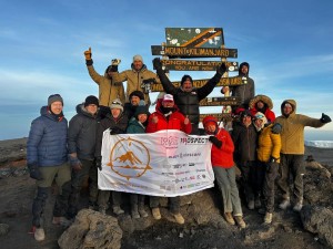 Andrew Barton Summits Kilimanjaro