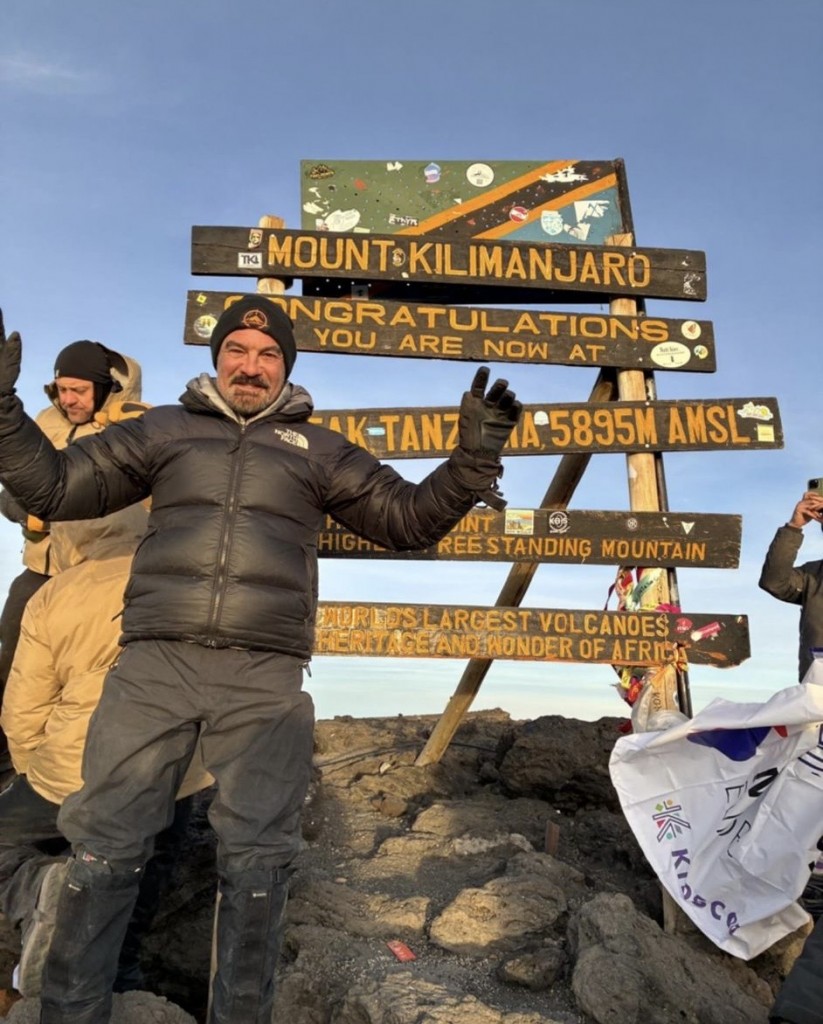 Andrew Barton Summits Kilimanjaro
