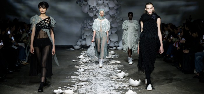 Backstage at London Fashion Week